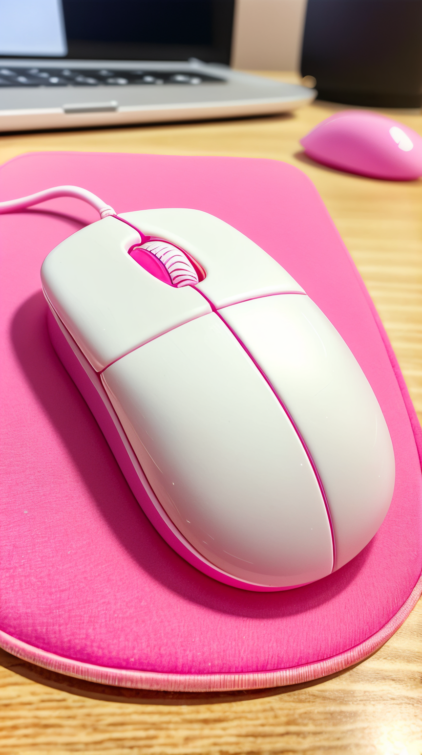 Pink colored <lora:BarbieCore:0.8> BarbieCore Mouse pad, (shiny plastic:0.8), (pink plastic:0.9), Masterpiece, RAW photo, ...